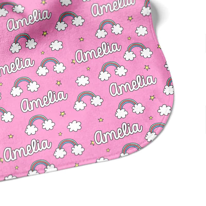 rainbow skies hooded towel corner