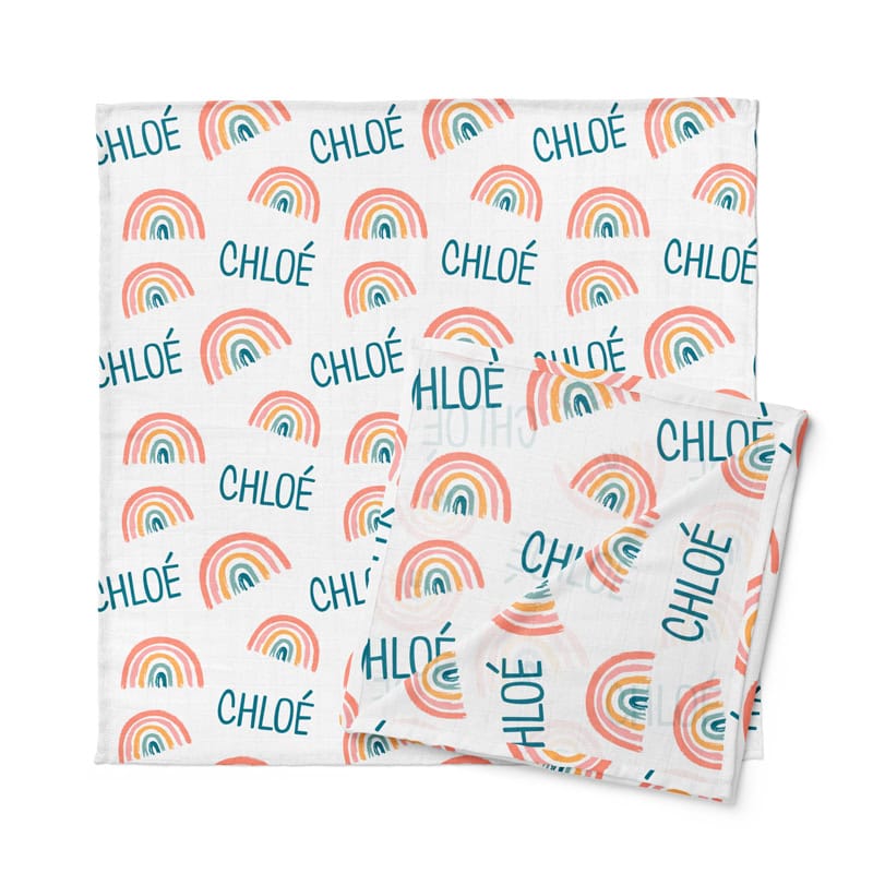 rainbow swaddle