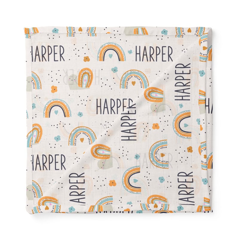 snail swaddle folded