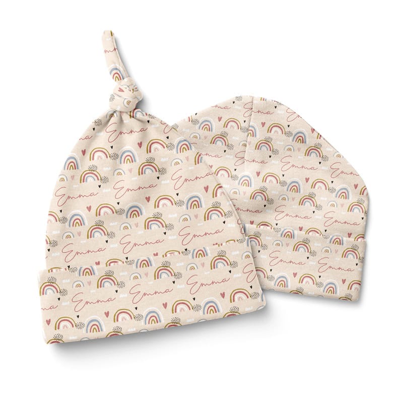 sweetest rainbow baby beanie