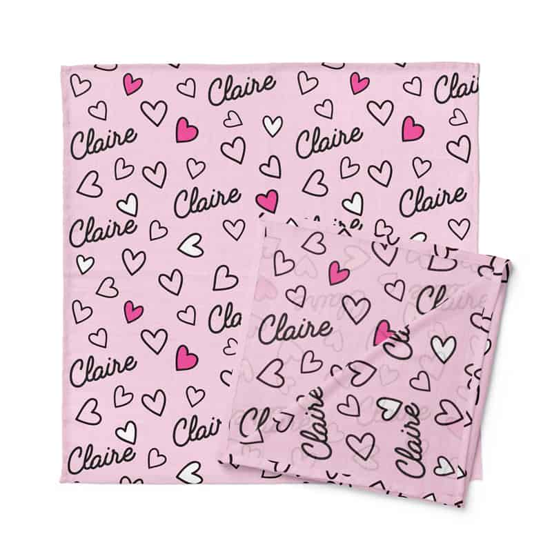 Adorable Hearts Baby Swaddle