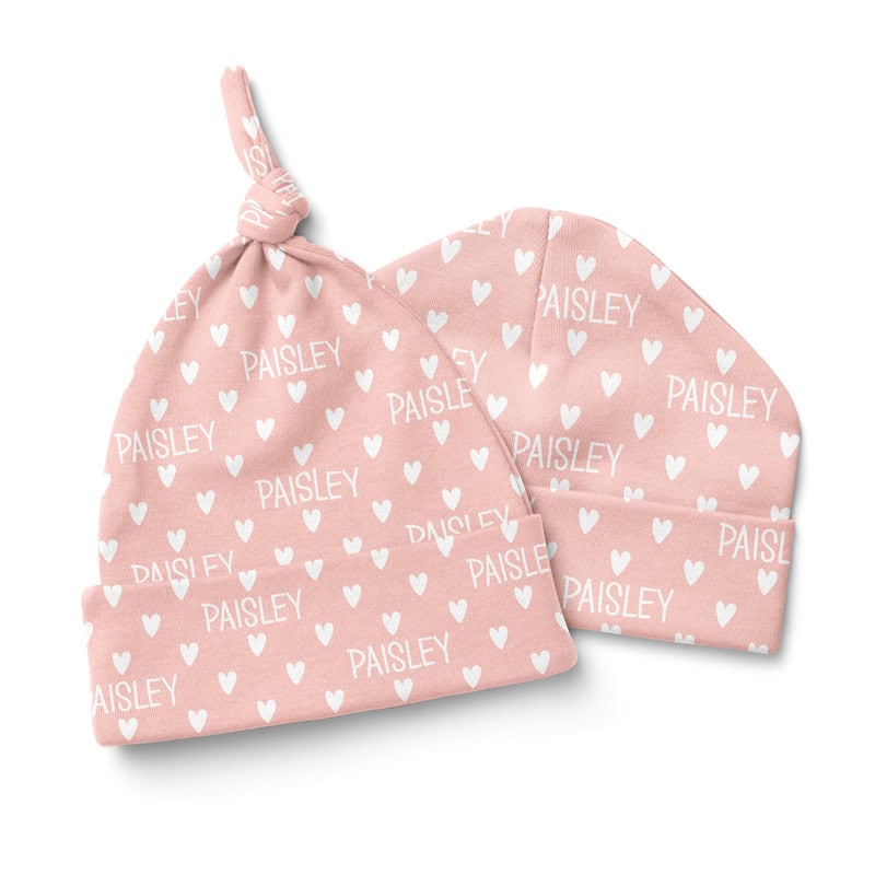 Lovable Hearts Baby Hat