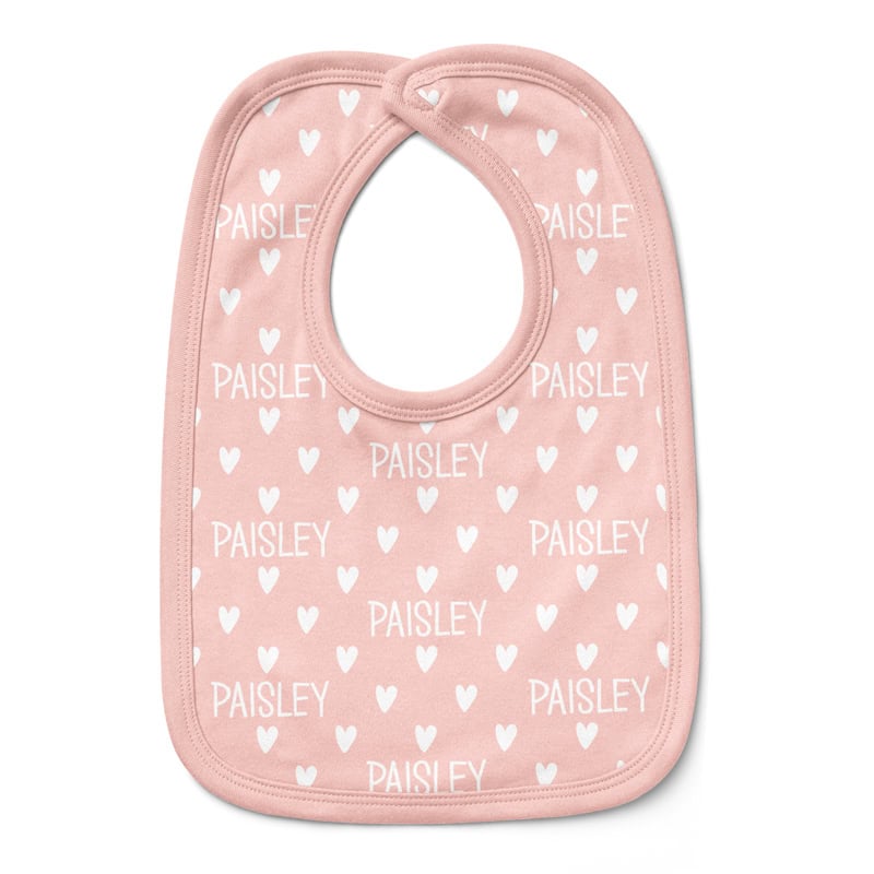 Lovable Hearts Bib