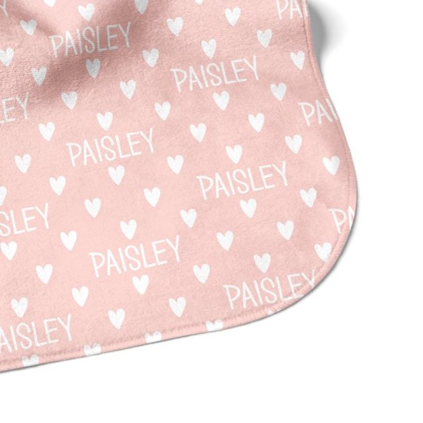 Lovable Hearts Hooded Towel Corner