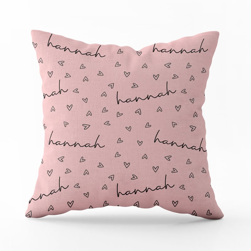 Pink Heart Pillow