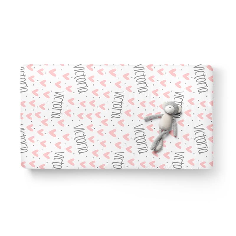 Sweethearts Crib Sheet