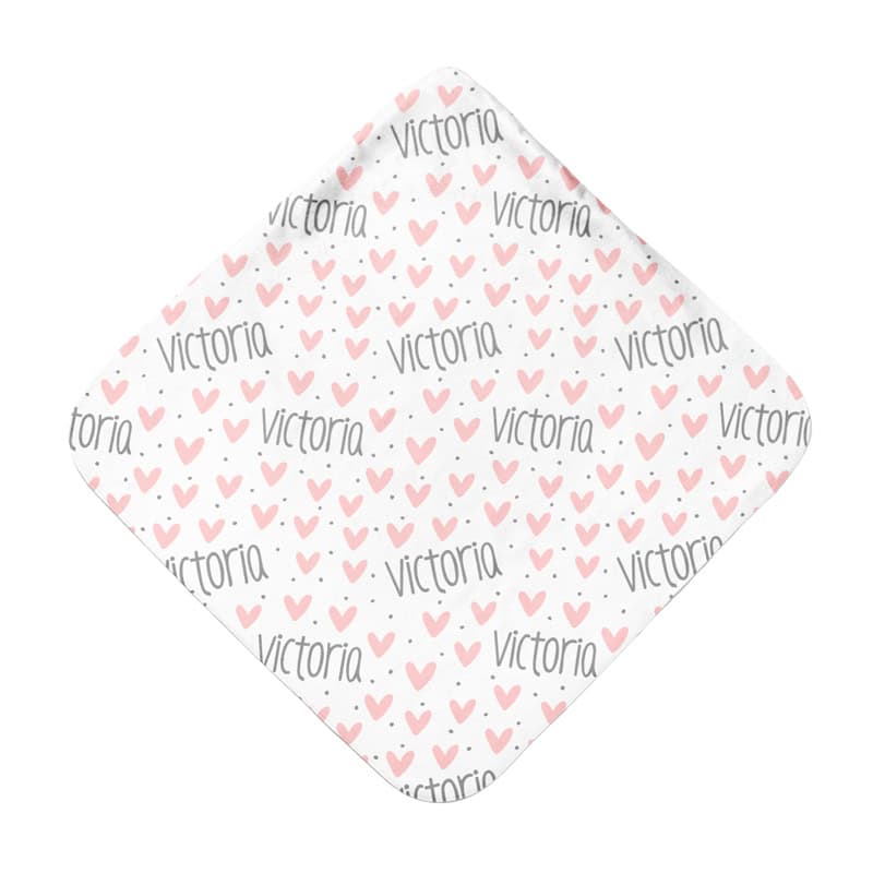 Sweethearts Hooded Towel Back