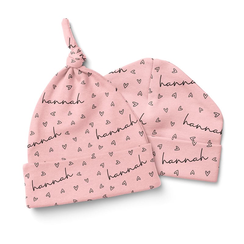 Tiny Hearts Baby Hat
