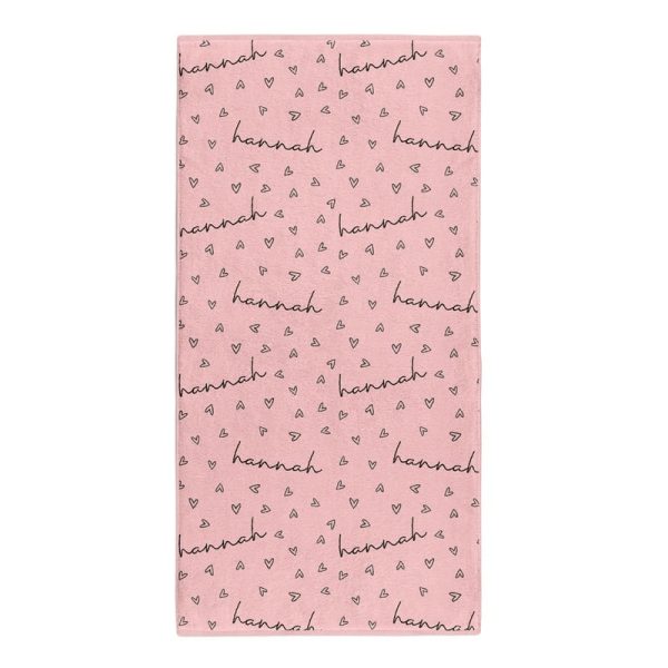 Tiny Hearts Bath Towel