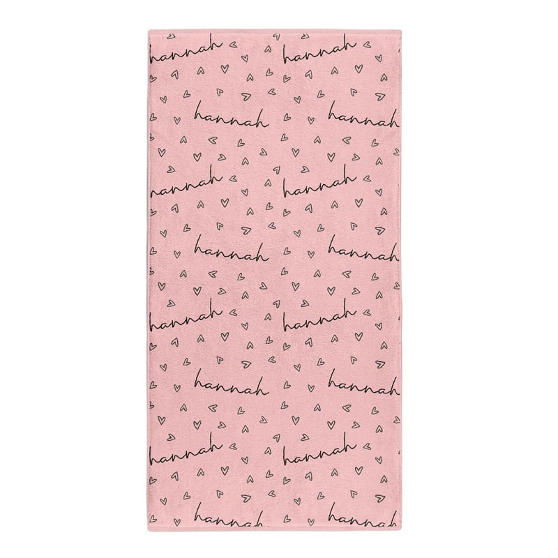 Tiny Hearts Bath Towel