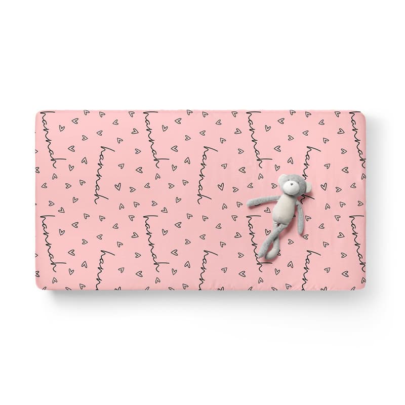 Tiny Hearts Crib Sheet