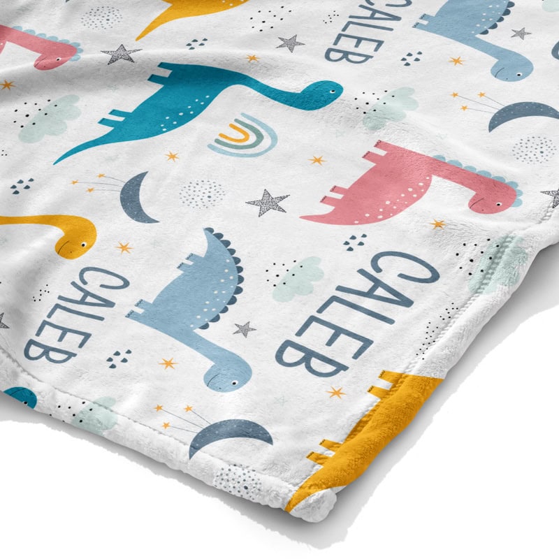 Dinosaur Dreams Blanket Corner