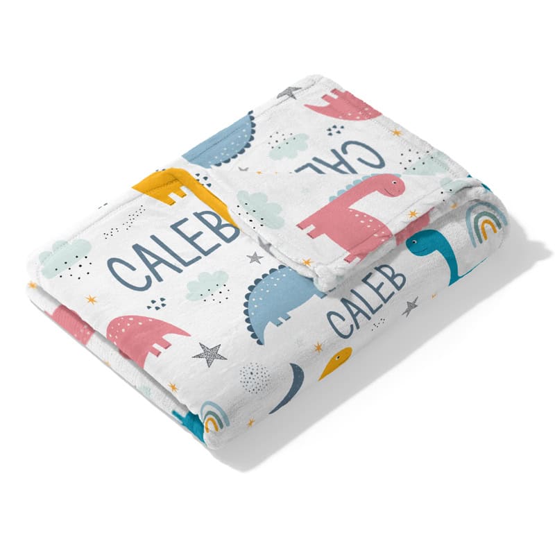 Dinosaur Dreams Blanket Folded