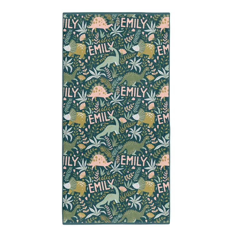 Jurassic Jungle Bath Towel