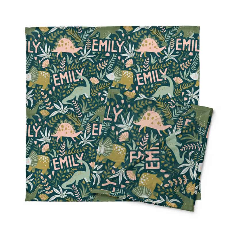 Jurassic Jungle Swaddle