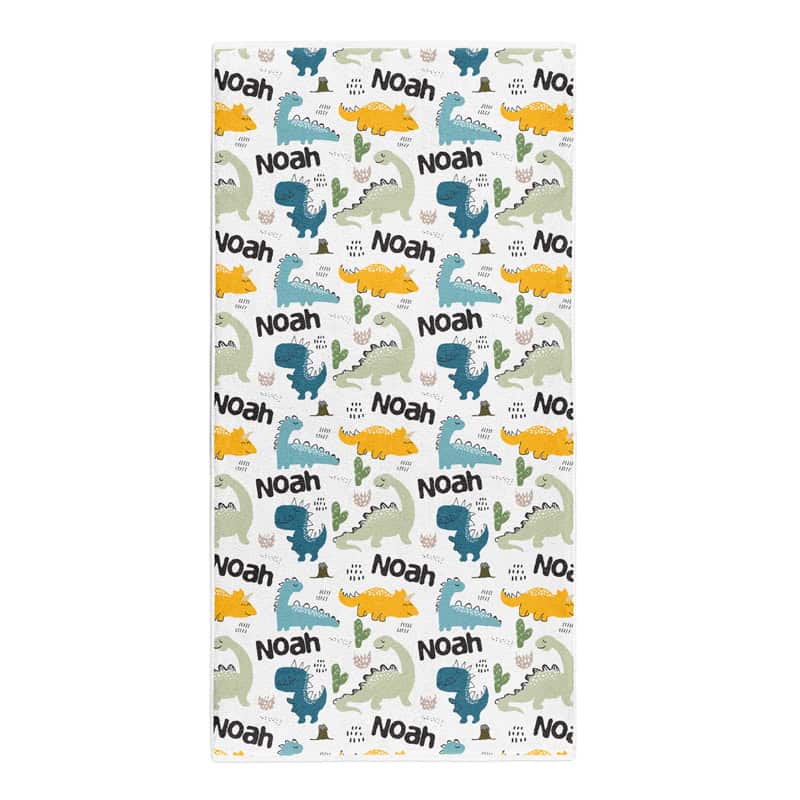 Little Dinos Bath Towel