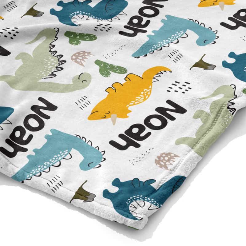 Little Dinos Blanket Corner